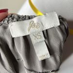 Joie  Gray Silk Cross Stitched Hummingbird Tank Photo 6