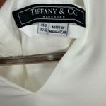 Tiffany & Co. Wardrobe White V-Neck Top Size 0 Minimalist Quiet Luxury Chic Vtg Photo 1