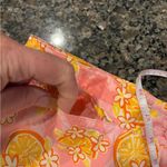 Lilly Pulitzer Vintage Pink and Yellow Casual Crop Pants Size 10 Preppy Photo 3