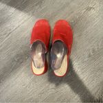 Vince Camuto  Sentera Red Velvet Sandal Heels Women’s Size 11 Photo 6