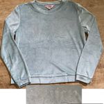 Juicy Couture  Sleepwear Women’s Sz S Pale‎ Blue Velour Diamanté Word Logo Top Photo 1