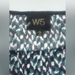 W5  Women's Blue and White Geometric Blouse 🤍💙 Photo 1