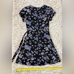 Cotton On  black floral wrap dress XS Photo 5