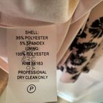 Tommy Hilfiger  Sz 8 Woman's Light Pink/Navy Floral Sleeveless Lined Career Dress Photo 7