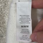 Gaiam Sherpa Fleece Full Zip Athletic Jacket Shawl Collar Yoga Off White size M Photo 9