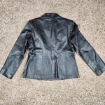 East 5th Vintage  Leather Jacket Women’s Black Size Medium Petite Classic Biker Photo 1
