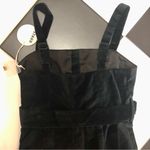 Staud NWT Primrose Jumpsuit Sleeveless Black Velvet Yin Yang Buttons Belted 10 Photo 7