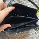 Kate Spade Allegra Black purse crossbody leather bag Wallet Pockets Studs EUC Photo 2