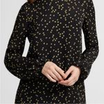 Theory Marah Starry Night silk two layer black white star print dress size 10 Photo 9
