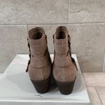 Sole Society  Taupe Nelmaeya Suede Boots size 7 Photo 4