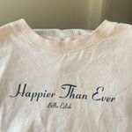 Billie Eilish billie eillish happier than ever cream long sleeve tee shirt Photo 4