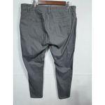 Maurice's Gray Stretch Cotton Pants Mid Rise Casual Slim Fit Women's 16 Regular Photo 2