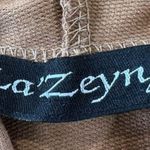 La'Zeyn CANDY Medium European Black and Brown Tunic Hoodie Long Sweater Photo 4