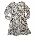 Reiss  NWT Finlay Bracelet Sleeve Monochrome Abstract Print Dress Photo 1