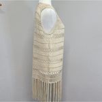 Max Studio NWT‎ Beach Crochet Fringe Cover Up M/L Photo 1