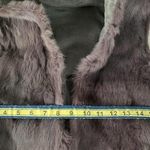 Dolce Cabo Vintage Rabbit Fur Vest Black Small Photo 4