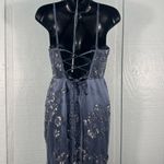 Dear Moon  Juniors' Sequined Illusion Lace-Up-Back Corset Gown Size 5 NWOT Photo 9