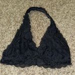 Gilly Hicks Gray Lace Halter Bralette Photo 0