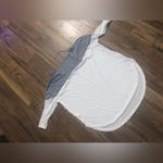 We The Free FREE PEOPLE -  - 3/4 SLEEVE MAJOR
LEAGUES WHITE GREY boho spring Photo 3