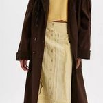 Free People Whitney Midi Skirt Yellow size Yellow Photo 0