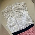 Sandro NWOT  two-tone lace dress with high neck Photo 5