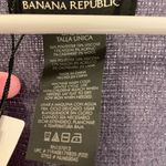 Banana Republic  Cashmere Blend Karen Purple Plaid Shawl/Cape/Wrap Photo 4