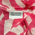 Roberta Roller Rabbit  Pink White Light Cotton Tunic Coverup Women’s Large Photo 2