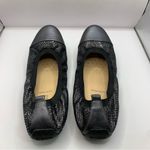 Geox  Respira Ballet Flats Italian patent grey & black comfort office sz39 US 8.5 Photo 1