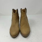 Musse & Cloud  Athya Tan Leather Western Bootie Ankle Boot US Womens Size 5 EU 36 Photo 1