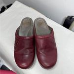 Dansko LEATHER MULE CLOGS WINE EMBOSSED SZ 39 Photo 4