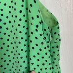 Elli White green polka dot asymmetrical midi dress size s Photo 4