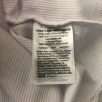 Cotton On  Womens Crop Top Ribbed Knit Lace Trim V Neck White Size L Photo 3