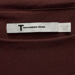 T by Alexander Wang burgundy knit dress with mesh cutouts sz L Size L Photo 5