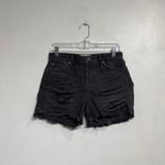 Free People Montero Black Maggie Distressed Shorts Sz 26 NWT Photo 1
