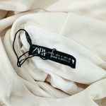 ZARA open back hooded ecru mini dress in cream NEW Photo 4