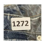 Mango MNG Denim Blue Wash High Rise Wide Leg Cotton Y2K Jeans SZ 1 #1272 Photo 10