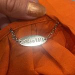 Ali & Kris Solid Bright Orange Pleated Tank Top Photo 4