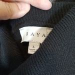 Cyrus Knit Raya Womens Turtleneck Oversized Heavyweight Sweater Womens Large Black Photo 1