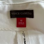Vince Camuto Pants Ankle Flat Front White 10 Stretch Casual Vacation Work Cotton Photo 11