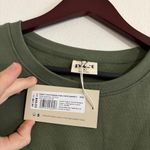 Pact NWT  Harvest‎ Your Happiness Green Graphic Crewneck Small Photo 3