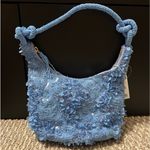 ZARA NWT tj maxx marshall’s blue sequin beaded purse floral bead shoulder bag Photo 0