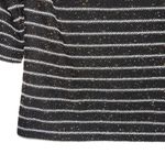 Banana Republic Black & White Striped Tweed Boatneck Sweater Photo 4