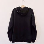 Marni Dance Bunny Black Embroidered Patch Cotton Hoodie Long Sleeve Oversized Size 4 Photo 11