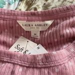 Laura Ashley  Pink Polka Dot Knit Dress Photo 4