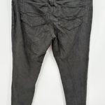 Abercrombie & Fitch Abercrombie Gray Suede Pants Slight Stretch Flat Front Womens Size 6 Photo 3