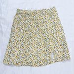 Hollister NWOT  Ultra High Rise Mini Skirt - Yellow Ditsy Floral - XS Photo 3