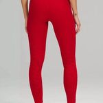 Lululemon Red Tiger Lunar New Year limited edition Wunder Under HR Tight 25" Photo 0