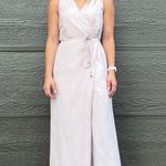 ROSETTA GETTY Beige Oatmeal Linen Blend Sleeveless V Photo 12