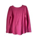 Talbots S4  V-Neck Knit Sweater Ribbed Long Sleeve Casual Pink‎ Medium Photo 5