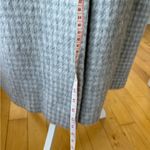 Vintage Bert Newman Petites Gray White Check Wool Full Length Dress Coat Sz 10P Photo 12